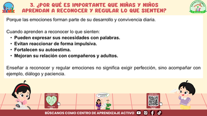 ESCUELA Y FAMILIA: ¿Cómo enseñar a nuestras hijas e hijos a expresar asertivamente y gestionar sus emociones? Editable en PowerPoint