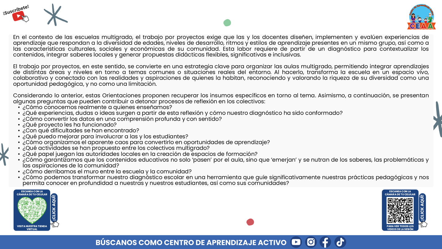 Presentación CTE Multigrado Tema 3: Planeación Didáctica Multigrado (Editable en PowerPoint)