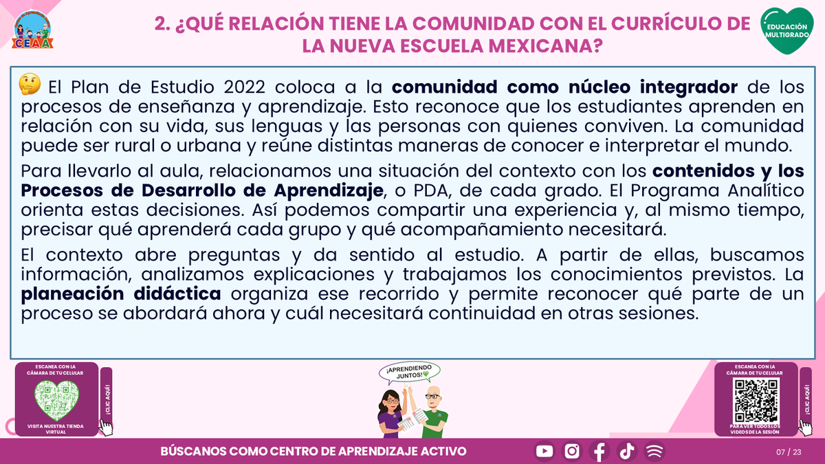 Resumen CTE del Tema 5 Educación Multigrado: LA COMUNIDAD Y EL APRENDIZAJE EN EL AULA ¿CÓMO CONSTRUIR EXPERIENCIAS CON LAS FAMILIAS Y LOS SABERES DE NUESTRO ENTORNO? editable en PowerPoint