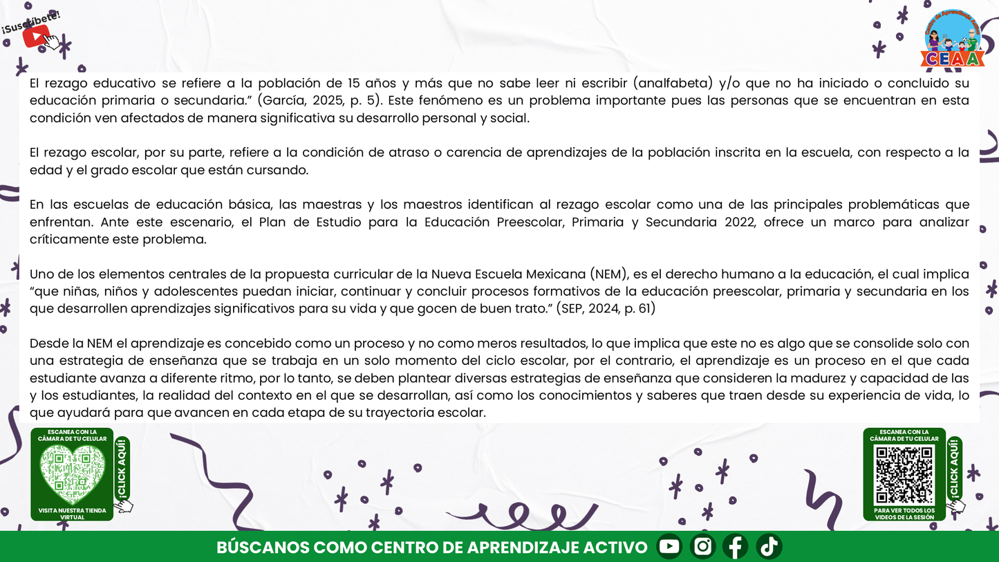 Presentación CTE Tema 11: ESTRATEGIAS PARA ATENDER EL REZAGO (Editable en PowerPoint)