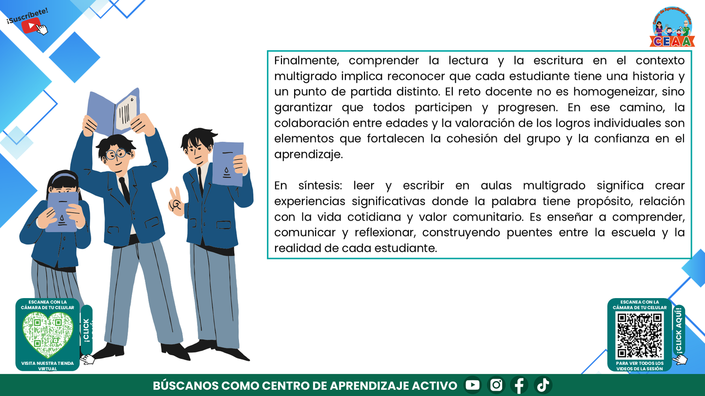 Resumen Gráfico CTE Multigrado TEMA 4: ¿CÓMO ENSEÑAR A LEER Y ESCRIBIR EN AULAS MULTIGRADO CON SENTIDO Y PROPÓSITO? (Editable en PowerPoint)