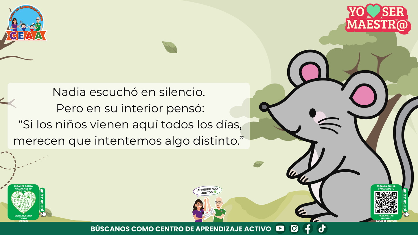 Historias para Maestros Multigrado - LA RATONCITA QUE MOVIÓ MONTAÑAS (Editable en PowerPoint)
