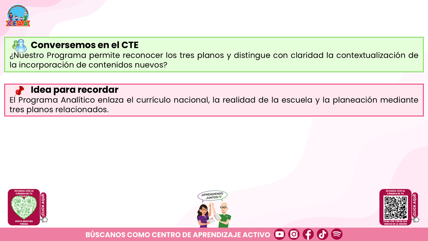 RESUMEN Y ACOMPAÑAMIENTO DOCENTE TEMA: NUESTRO PROGRAMA ANALÍTICO ¿CÓMO CONSTRUIRLO O FORTALECERLO? Editable en PowerPoint