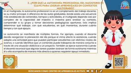Resumen Gráfico CTE Multigrado TEMA 1: PEDAGOGÍA MULTIGRADO: DIVERSIDAD, COLABORACIÓN Y PROYECTOS CON SENTIDO (Editable en PowerPoint)