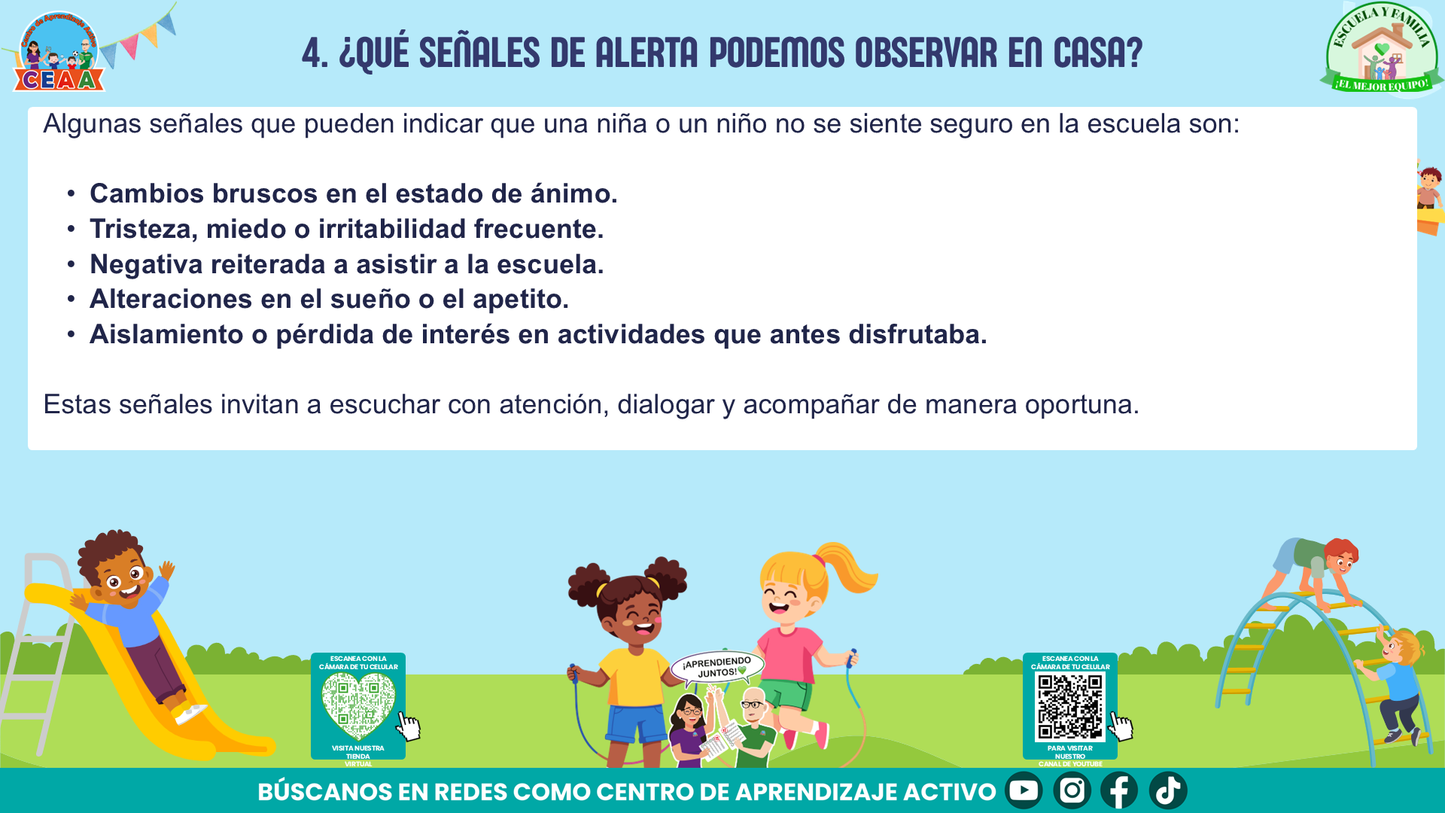 ESCUELA Y FAMILIA: JUNTOS EN LA PREVENCIÓN DEL ACOSO ESCOLAR Editable en PowerPoint