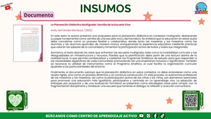 Presentación CTE Multigrado Tema 2: Planeación Didáctica Multigrado (Editable en PowerPoint)