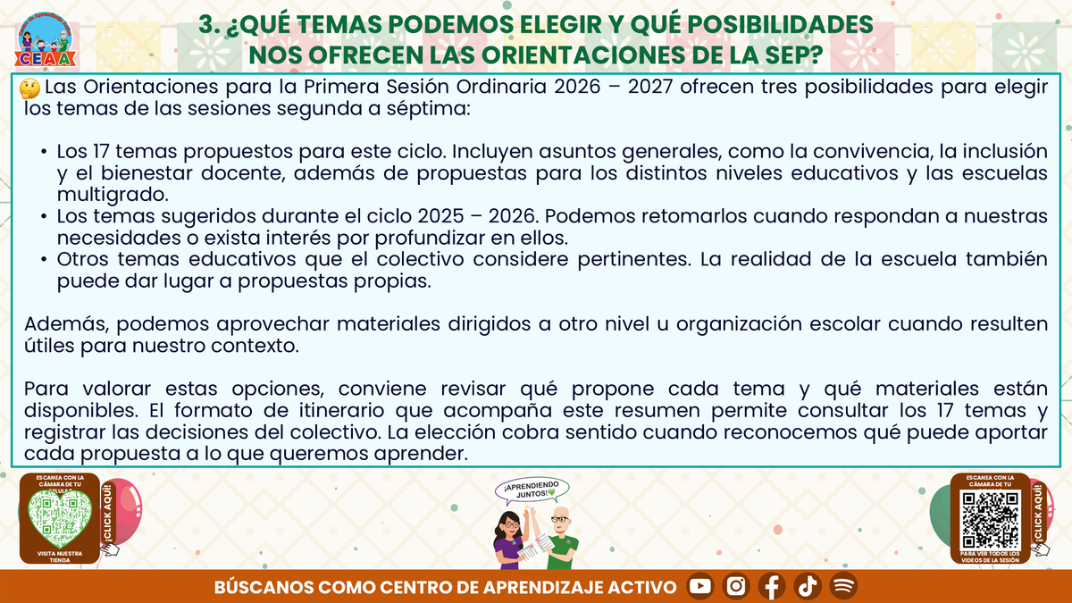 Resumen CTE Sesión 1 Tema: ¿CÓMO ELEGIR LOS TEMAS QUE ABORDAREMOS EN NUESTRAS SESIONES DE CONSEJO TÉCNICO ESCOLAR? editable en PowerPoint
