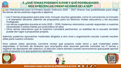 Resumen CTE Sesión 1 Tema: ¿CÓMO ELEGIR LOS TEMAS QUE ABORDAREMOS EN NUESTRAS SESIONES DE CONSEJO TÉCNICO ESCOLAR? editable en PowerPoint
