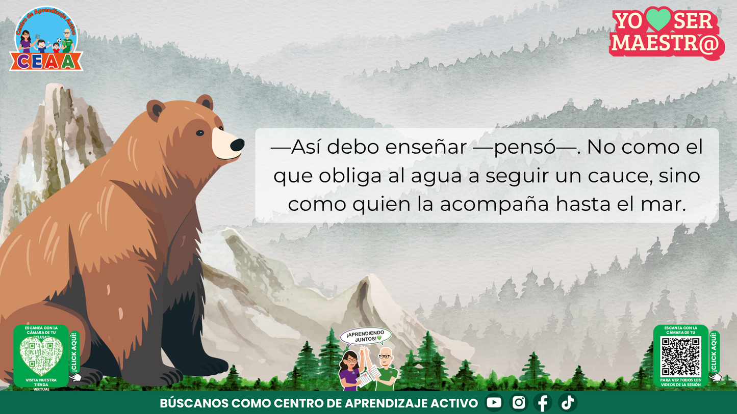 Historias para Maestros Multigrado - EL OSO Y LA ESCUELA DE LA MONTAÑA (Editable en PowerPoint)