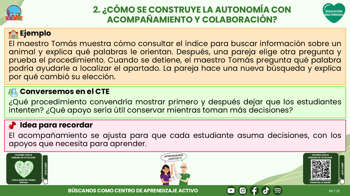 Resumen CTE del Tema 3 Educación Multigrado: AUTONOMÍA PARA APRENDER EN EL AULA ¿CÓMO ACOMPAÑAR DECISIONES, COLABORACIÓN Y RESPONSABILIDAD EN EL APRENDIZAJE? editable en PowerPoint