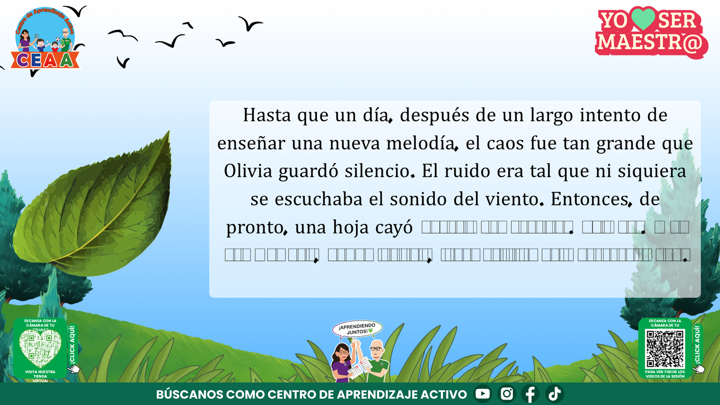 Historias para Maestros Multigrado - LAS VOCES DEL MISMO ÁRBOL Editable en PowerPoint)