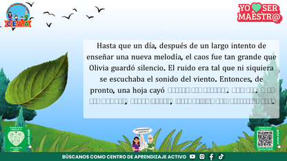 Historias para Maestros Multigrado - LAS VOCES DEL MISMO ÁRBOL Editable en PowerPoint)