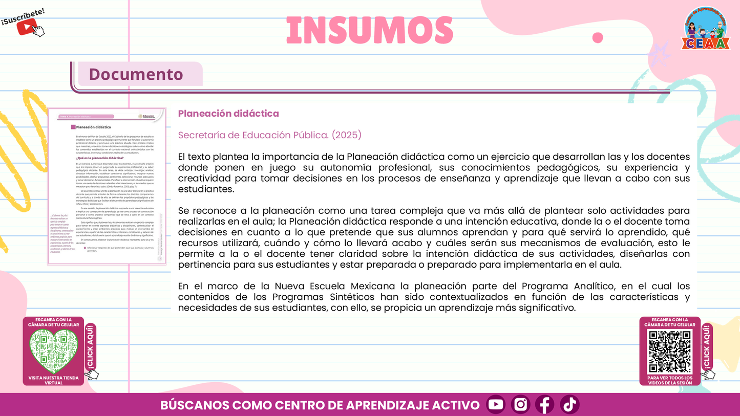 Presentación CTE Tema 1: PLANEACIÓN DIDÁCTICA (Editable en PowerPoint)