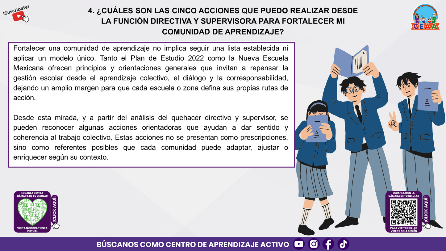 Resumen Gráfico: ¿CUÁL ES MI PAPEL COMO DIRECTOR O SUPERVISOR PARA FORTALECER LA COMUNIDAD DE APRENDIZAJE DE MI ESCUELA O ZONA? (Editable en PowerPoint)