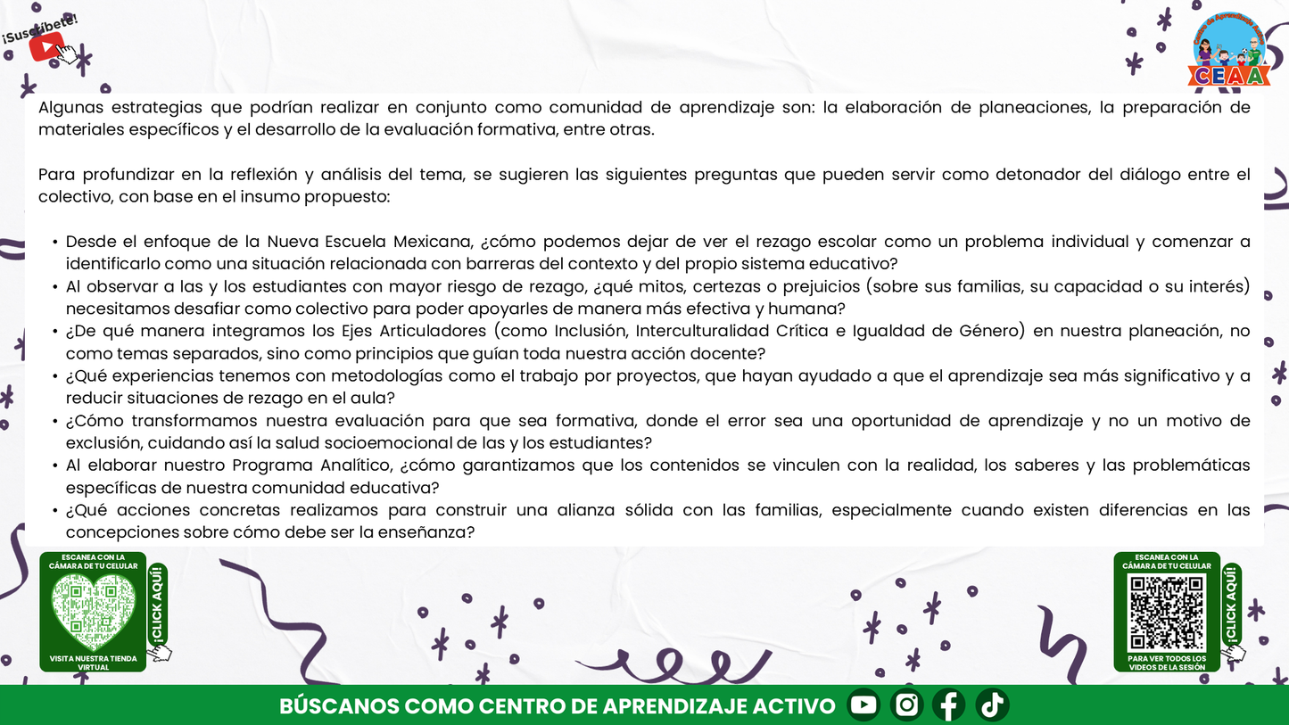 Presentación CTE Tema 11: ESTRATEGIAS PARA ATENDER EL REZAGO (Editable en PowerPoint)