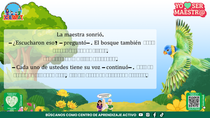 Historias para Maestros Multigrado - LAS VOCES DEL MISMO ÁRBOL Editable en PowerPoint)