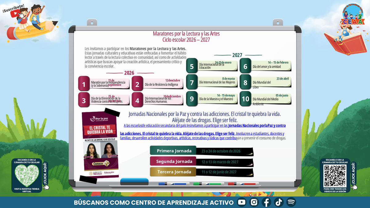 Presentación CTE Fase Intensiva Tema 5: ORGANIZACIÓN DEL INICIO DEL CICLO ESCOLAR 2026-2027 Editable en PowerPoint