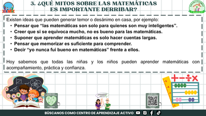 ESCUELA Y FAMILIA: ¿CÓMO APRENDEN MATEMÁTICAS MIS HIJOS E HIJAS EN LA ESCUELA? (Editable en PowerPoint)