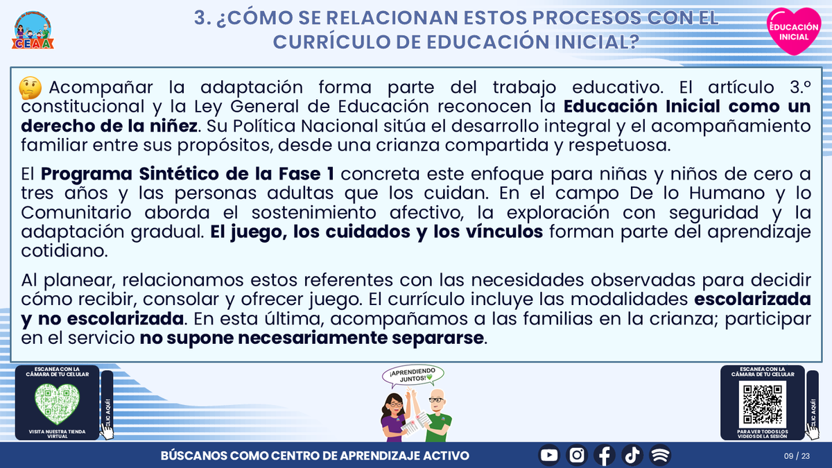 Resumen CTE del Tema 1 Educación Inicial: ADAPTACIÓN Y SEPARACIÓN ¿CÓMO ACOMPAÑAR A BEBÉS, NIÑAS, NIÑOS Y FAMILIAS CON CONFIANZA Y CUIDADO? editable en PowerPoint