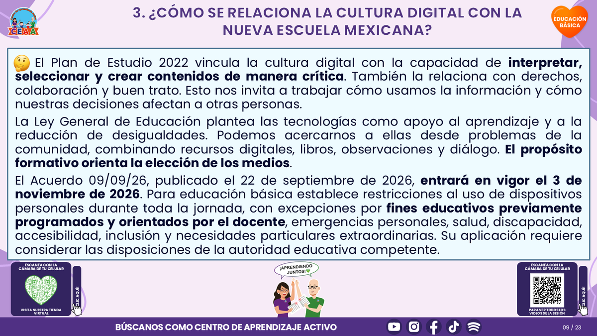Resumen CTE del Tema 4 Educación Básica: PANTALLAS, REDES SOCIALES E INTELIGENCIA ARTIFICIAL ¿CÓMO ACOMPAÑAR UN USO CRÍTICO, SEGURO Y CON SENTIDO PARA APRENDER? editable en PowerPoint