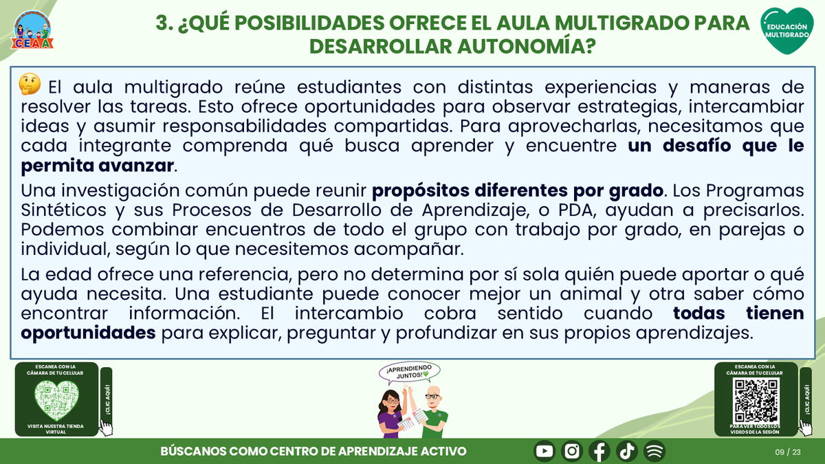 Resumen CTE del Tema 3 Educación Multigrado: AUTONOMÍA PARA APRENDER EN EL AULA ¿CÓMO ACOMPAÑAR DECISIONES, COLABORACIÓN Y RESPONSABILIDAD EN EL APRENDIZAJE? editable en PowerPoint