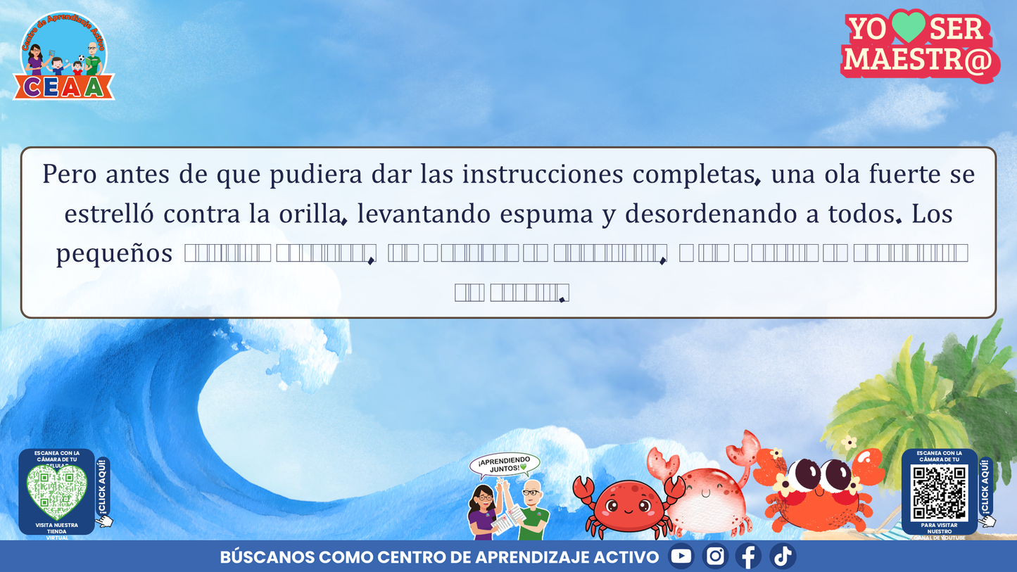 Historias para Maestros Multigrado - EL FARO DE LOS CANGREJOS ROJOS (Editable en PowerPoint)