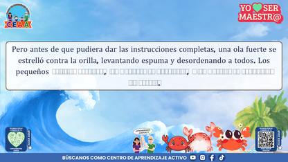 Historias para Maestros Multigrado - EL FARO DE LOS CANGREJOS ROJOS (Editable en PowerPoint)