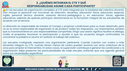 Resumen: CONSEJO CONSEJO TÉCNICO ESCOLAR FASE INTENSIVA CICLO ESCOLAR 2026-2027 - EL CTE COMO COMUNIDAD DE APRENDIZAJE: UNA RUTA PARA DIALOGAR, APRENDER Y TOMAR DECISIONES EN COLECTIVO Editable en PowerPoint