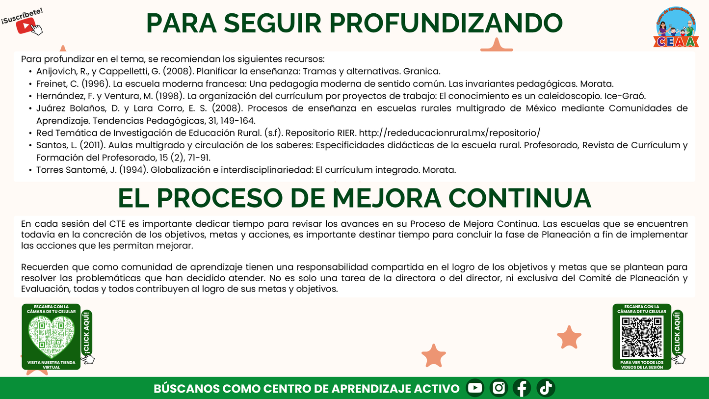 Presentación CTE Multigrado Tema 2: Planeación Didáctica Multigrado (Editable en PowerPoint)