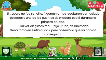 Historias para Maestros - Elena, la cierva y el camino después de la tormenta Editable en PowerPoint