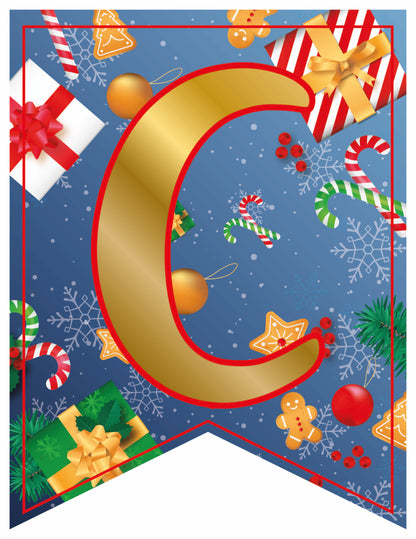 Banderín Mes Diciembre en PDF