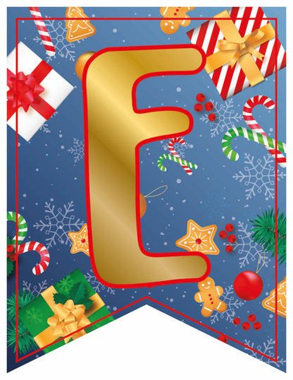 Banderín Mes Diciembre en PDF