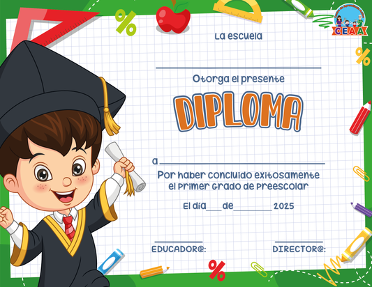 Diplomas Preescolar 2025