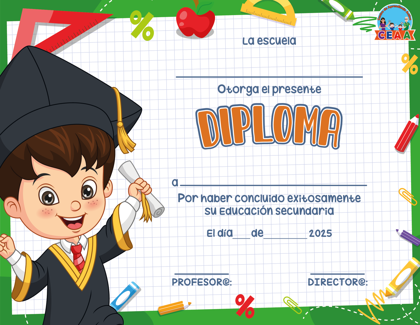 Diplomas Secundaria 2025