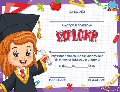 Diplomas Secundaria 2025