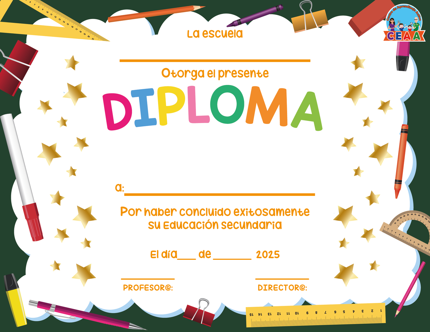 Diplomas Secundaria 2025