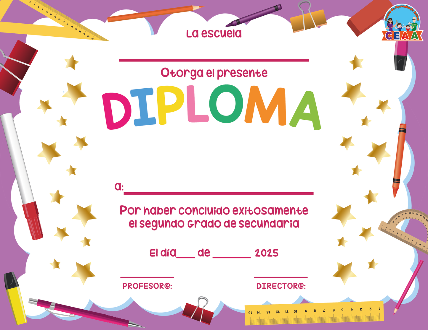 Diplomas Secundaria 2025
