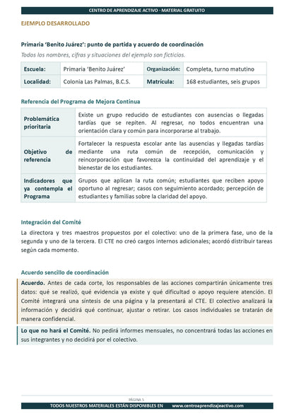 Ejemplo PLAN DE TRABAJO Comité Planeación y Evaluación en pdf