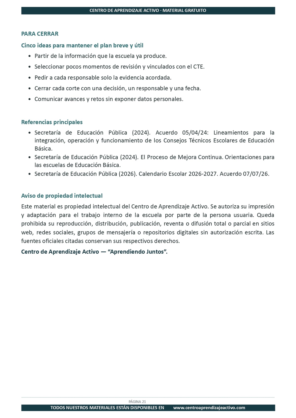 Ejemplo PLAN DE TRABAJO Comité Planeación y Evaluación en pdf