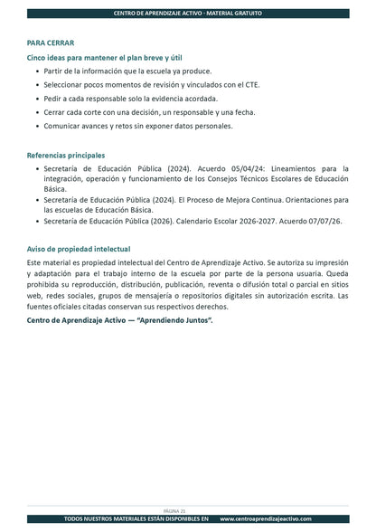 Ejemplo PLAN DE TRABAJO Comité Planeación y Evaluación en pdf
