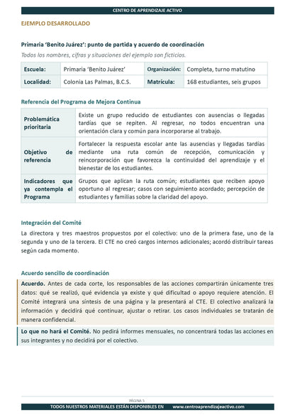 Ejemplo PLAN DE TRABAJO del Comité de Planeación y Evaluación editable en word (🎁De regalo en el Paquete del Tema 3 y 4)