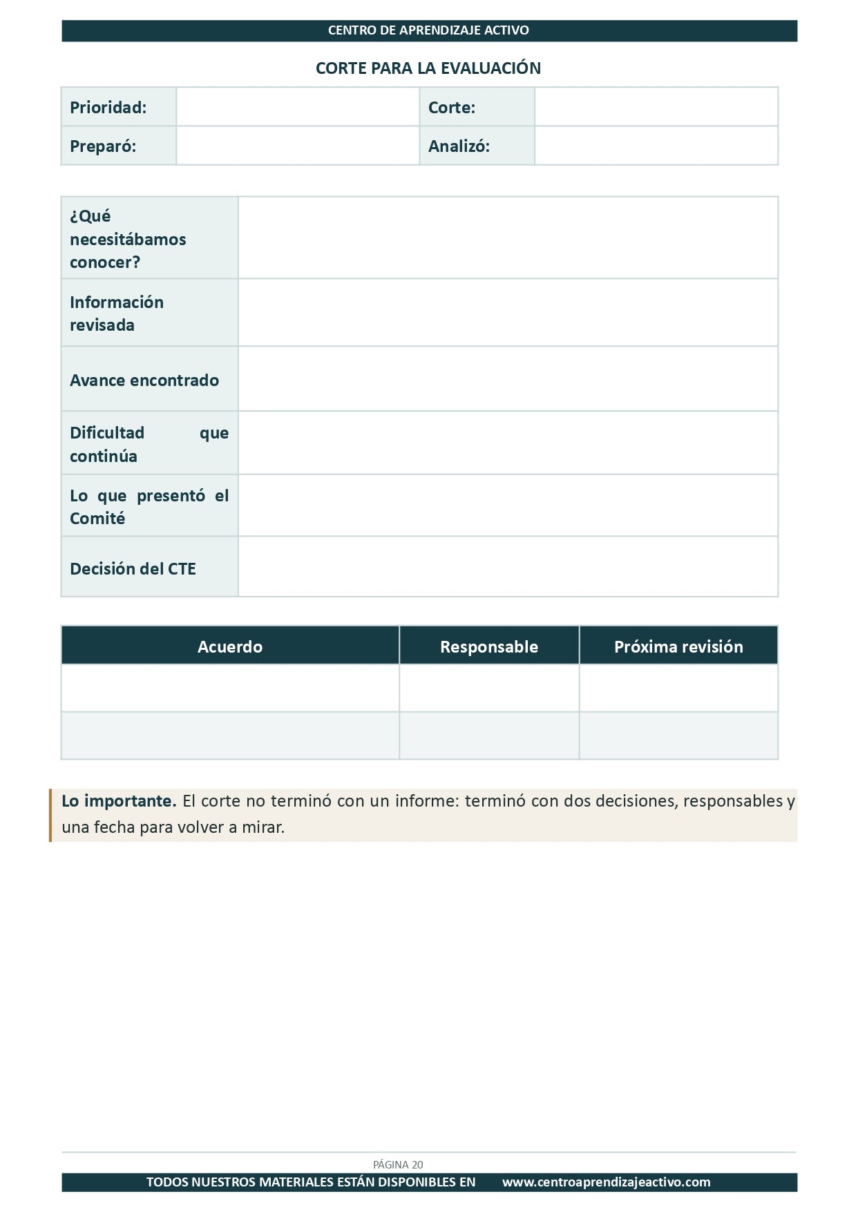 Ejemplo PLAN DE TRABAJO del Comité de Planeación y Evaluación editable en word (🎁De regalo en el Paquete del Tema 3 y 4)