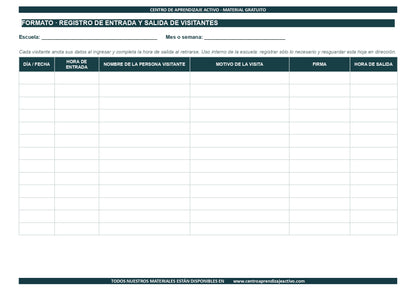 EJEMPLO Plan Escolar Primeras dos Semanas  Ciclo Escolar 2026 2027 en pdf
