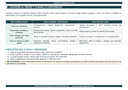 EJEMPLO Plan Escolar Primeras dos Semanas Ciclo Escolar 2026 2027 ✏️EDITABLE en word (🎁De regalo en la Membresía Anual y en el Paquete Completo 1° Sesón CTE)