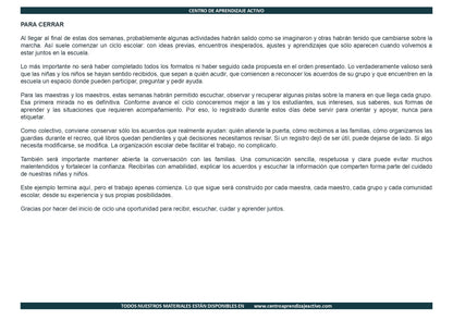 EJEMPLO Plan Escolar Primeras dos Semanas Ciclo Escolar 2026 2027 ✏️EDITABLE en word (🎁De regalo en la Membresía Anual y en el Paquete Completo 1° Sesón CTE)