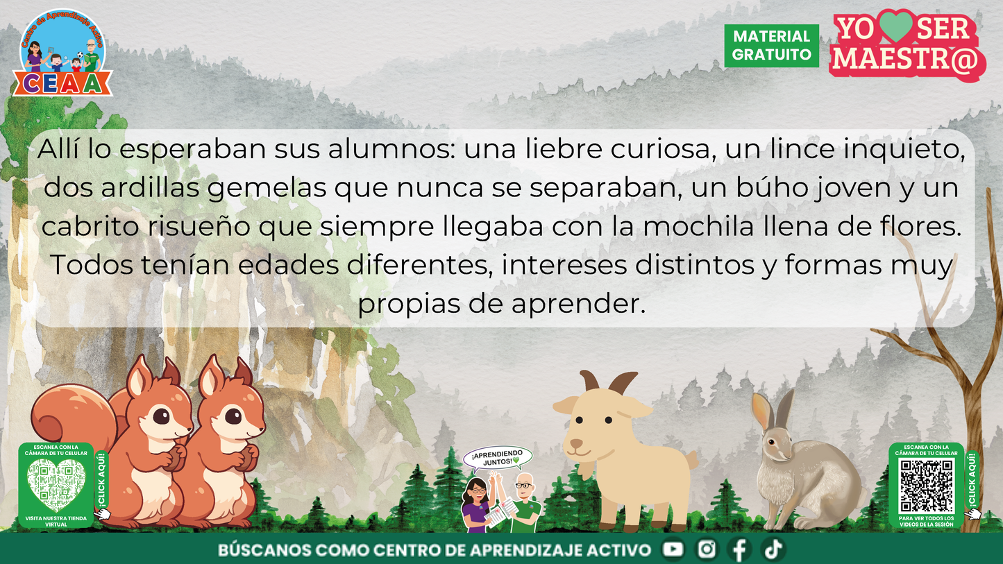 Historias para Maestros Multigrado - EL OSO Y LA ESCUELA DE LA MONTAÑA en PDF