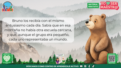 Historias para Maestros Multigrado - EL OSO Y LA ESCUELA DE LA MONTAÑA en PDF