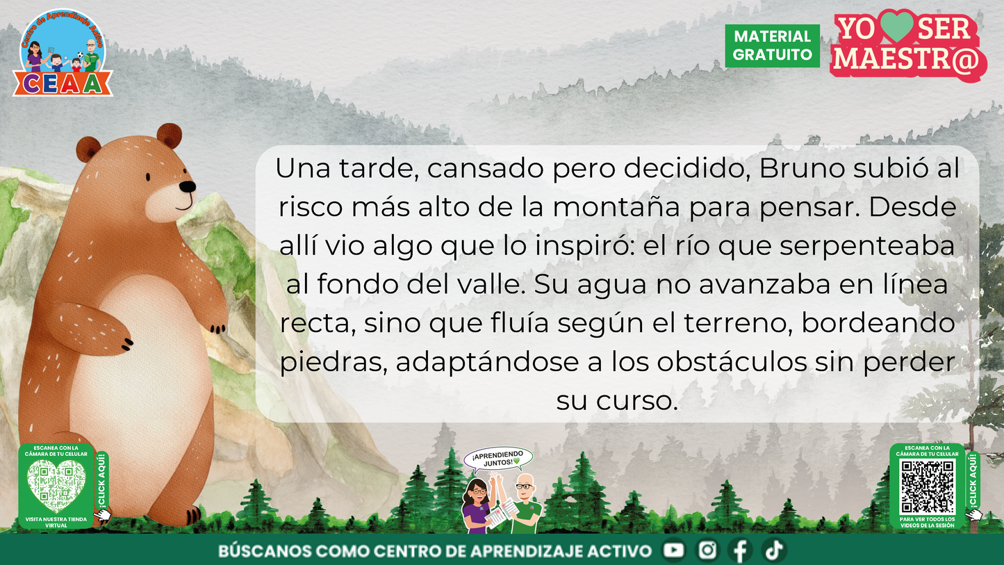 Historias para Maestros Multigrado - EL OSO Y LA ESCUELA DE LA MONTAÑA en PDF