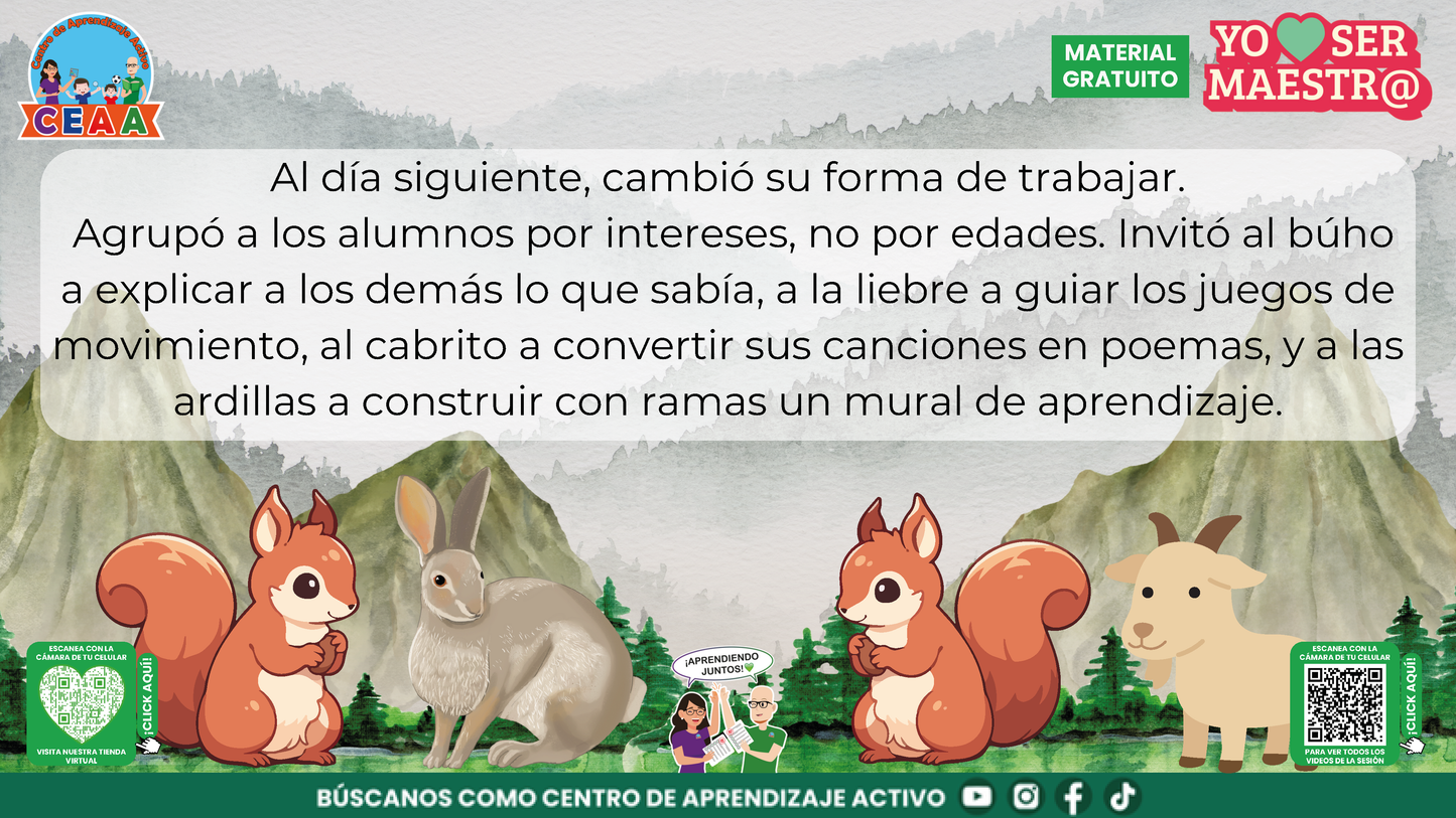 Historias para Maestros Multigrado - EL OSO Y LA ESCUELA DE LA MONTAÑA en PDF