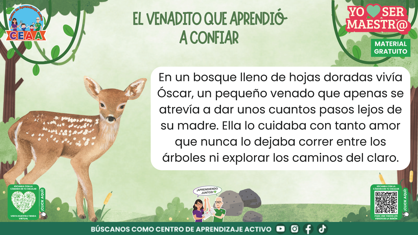 Historias para Maestros - EL VENADITO QUE APRENDIÓ A CONFIAR en PDF